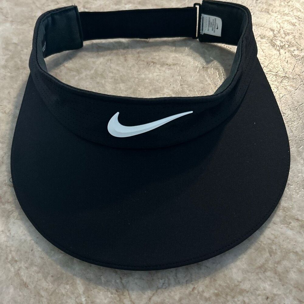 NIKE Black Wide Brim Visor